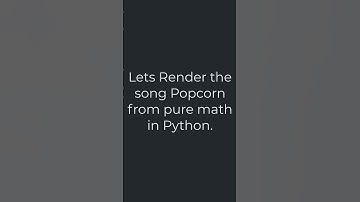 Playing Popcorn on a 200 Line Python Synthesizer