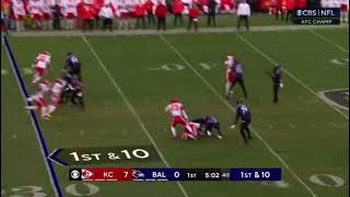 Lamar Jackson to Zay Flowers for a 30 yard touchdown