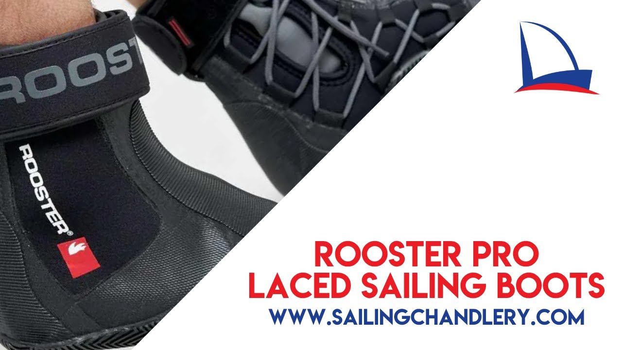 NEW Rooster Pro Laced Ankle Strap Sailing Boots | Sailing Chandlery
