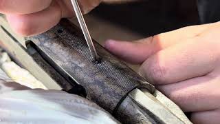 How to Remove Plastic Filler Plugs from a Shotgun Receiver for Optic Mounting