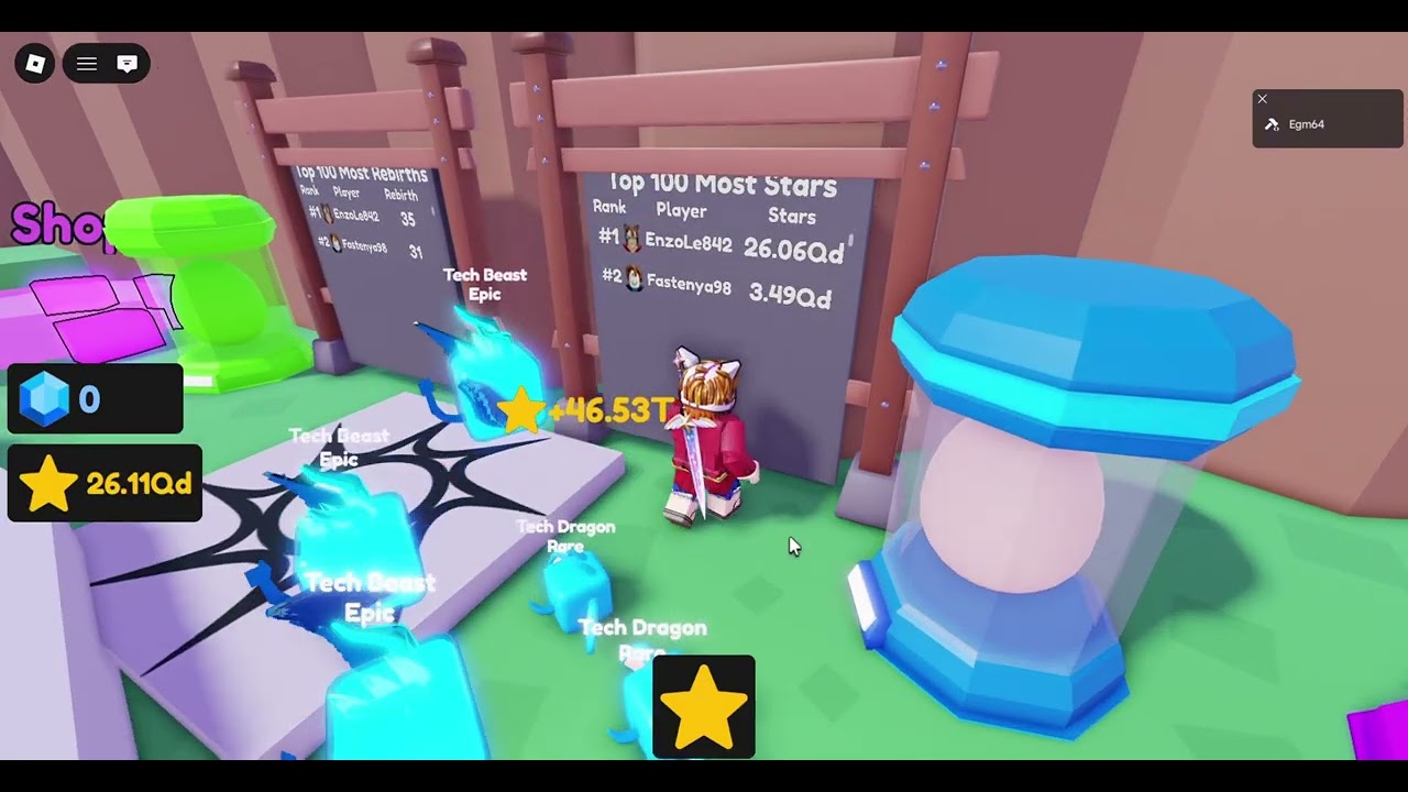 Showing my new Roblox game (Clicker Simulator)