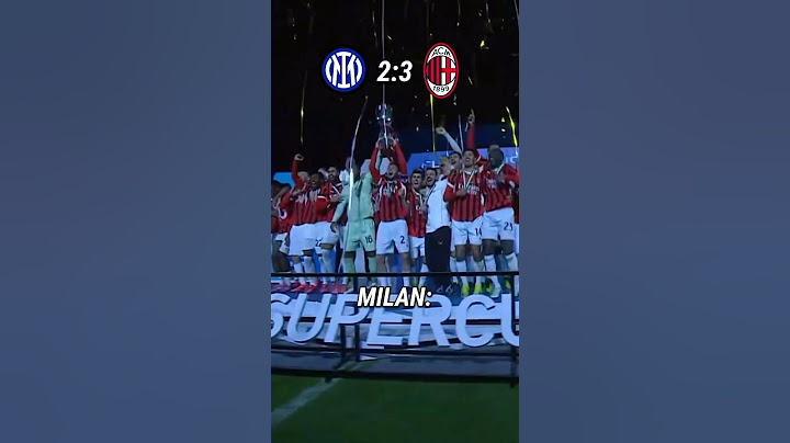 AC Milan – winners of the Italian Super Cup! ⚫️🔴