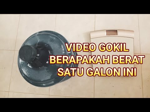 Video: Berapa berat 10 galon air?