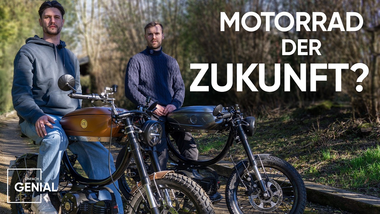 Erfinder bauen neuartiges E-Motorrad für Retro-Fans | Einfach Genial