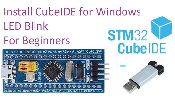 11. Install STM32 CubeIDE and LED blink program for Windows (OpenOCD included)