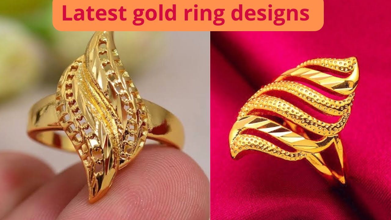 gold ring designs for women 2023 #jewellerydesign - YouTube