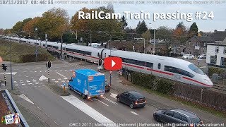 RailCam Passing with 16 Trains in 9 minutes