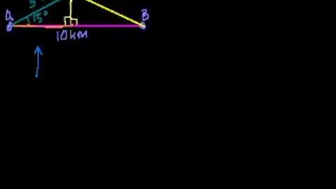 Trigonometry word problems (part 1)