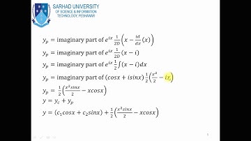 Week13 video lecture 2 Differential Equations