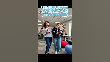 Candidly Leaving the Library #booktok #libraries #books #reading