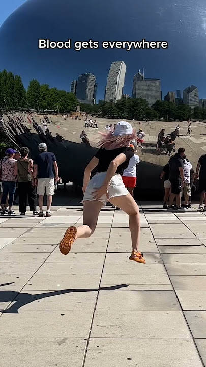 MY PERIOD RUINED MY TRIP TO CHICAGO 😭 #periodpiece #chicago #thebean