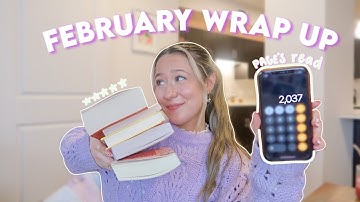 All the books I read in February | February reading wrap up!