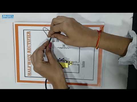working model of Half Wave Rectifier for school project purpose