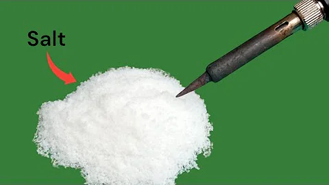 Unlocking The Secrets Of Soldering! Put Salt On Soldering Iron and Amazing Results