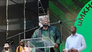 Jacob Zuma ethula inkulumo yosuku MK Manifesto Orlando Stadium