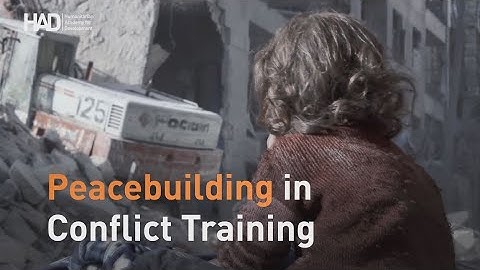 Peacebuilding in Conflict Training for frontline Syrian NGOs
