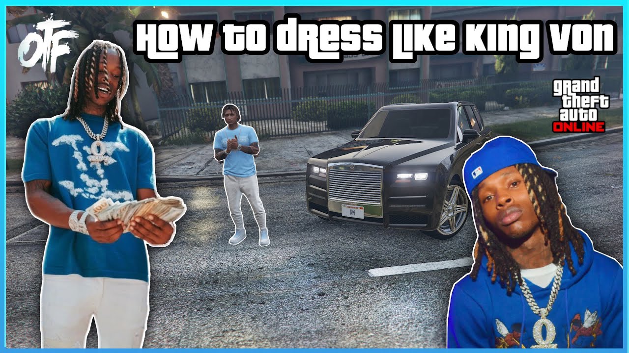 How to dress like King Von on GTA V online‼️😈 