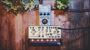 Ambient Music with Korg Volca Modular, and Zoom MS-70CDR
