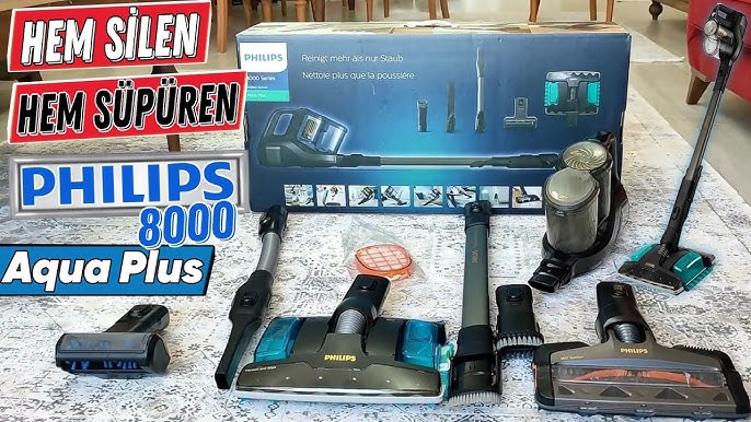 Philips Aqua Plus 8000 Şarjlı Süpürge İncelemesi - YouTube
