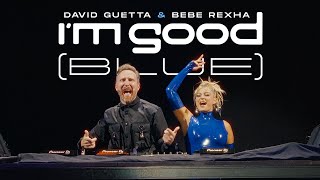 Video voorbeeld van "David Guetta & Bebe Rexha - I'm Good (Blue) [Live Performance]"