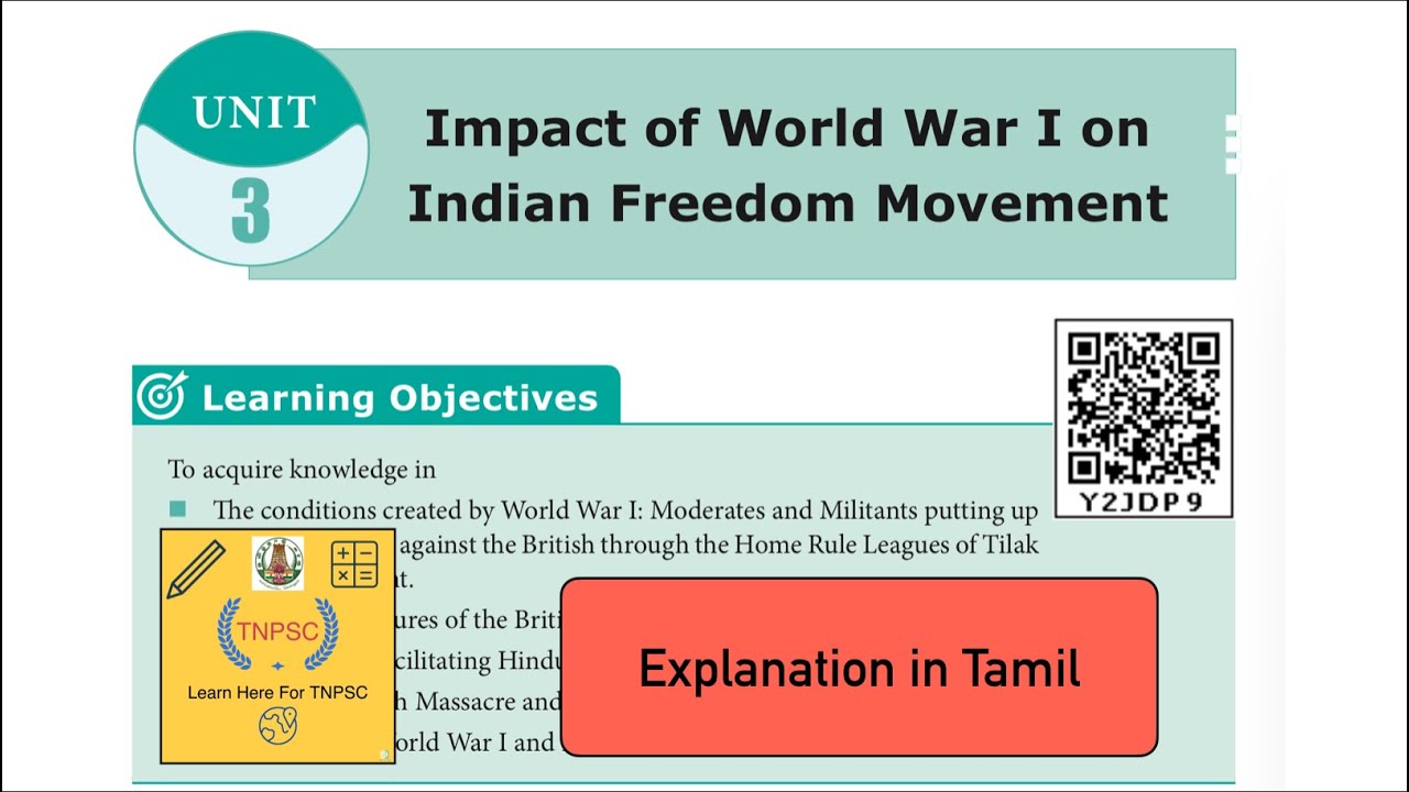 Impact of World War 1 on Indian Freedom Movement | 12th History Unit 3 ...