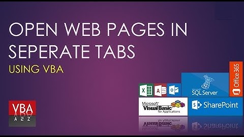VBA to open multiple web pages in same Internet Session