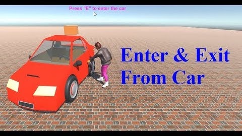 Enter and Exit Vehicles Like GTA