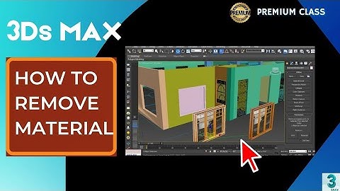 How to Remove Material in 3Ds Max || Chitrabi Infra || How to remove texture in 3Ds Max
