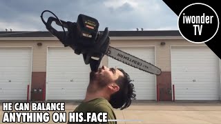 This Guy Can Balance Anything On His Face