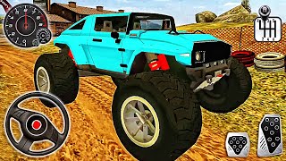 4x4 Offroad Monster Truck Driver Simulator - SUV Hill Parking Mountain - Best Android GamePlay screenshot 2