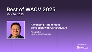 Famous Computer Vision Meetup: Advancing Autonomous Simulation with Generative AI Wealth