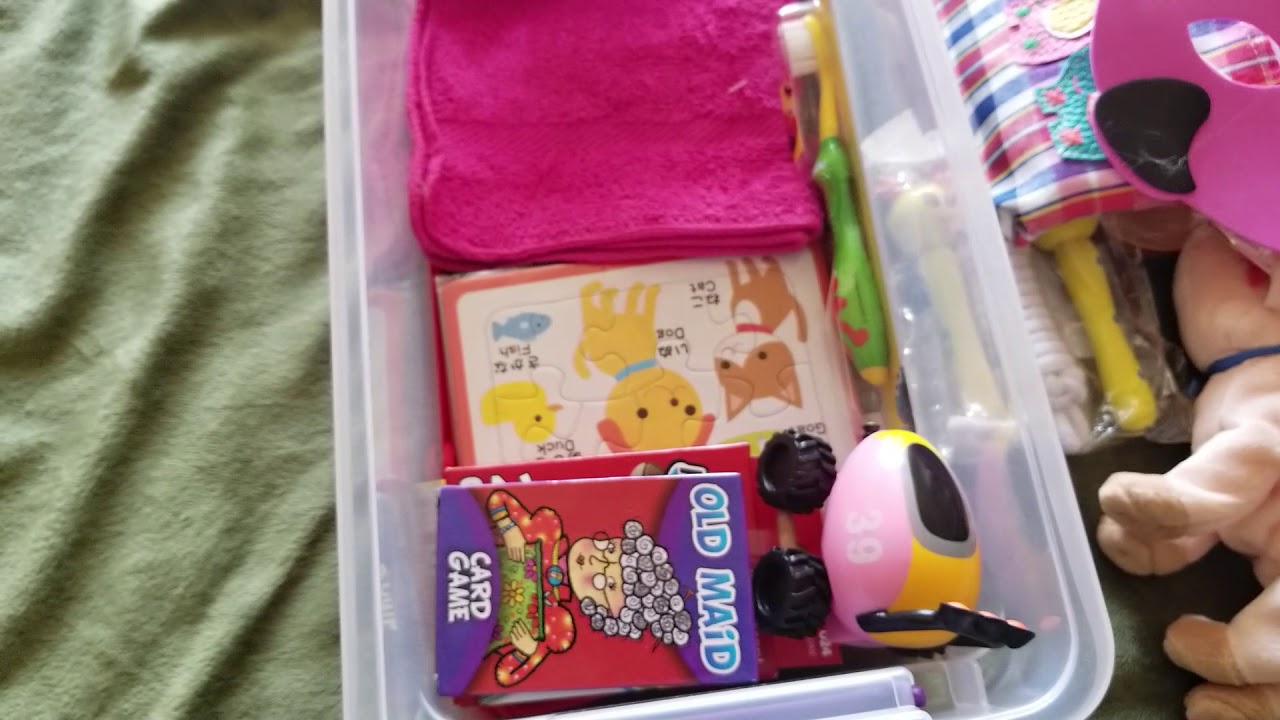 OCC shoebox girls 2-4 yr old - YouTube