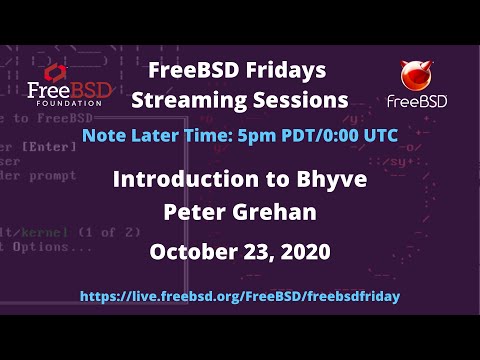 FreeBSD Fridays: Introduction to Bhyve