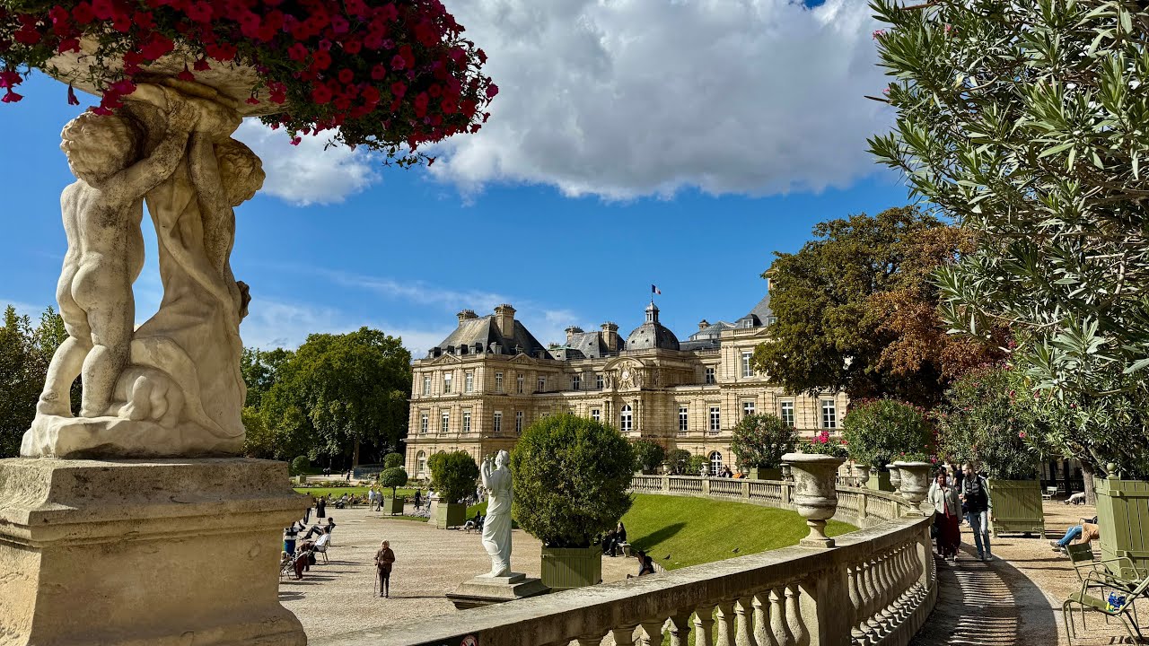 Luxembourg Gardens in Paris. It’s romantic and free. 