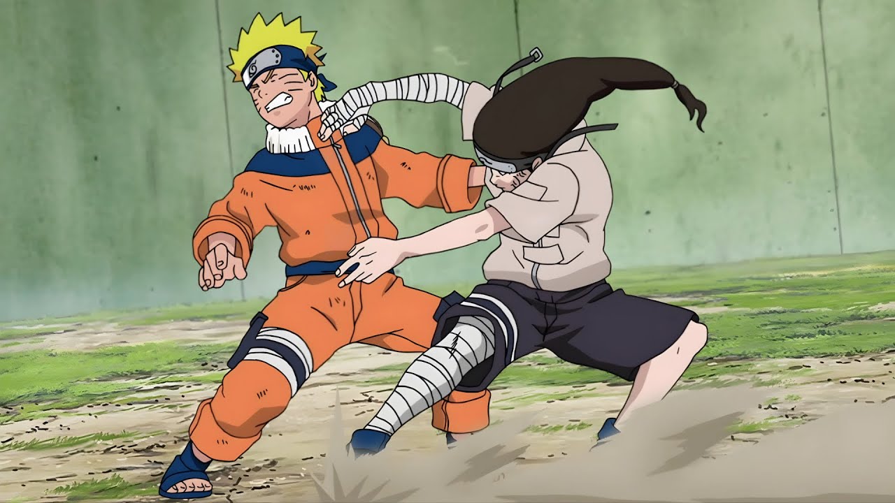 Naruto ganha de Neji e surpreende a todos - Naruto vs Neji | Naruto Dublado
