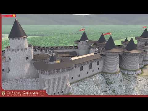 VISITE GUIDEE DE CHÂTEAU-GAILLARD, LA FORTERESSE DE RICHARD COEUR DE LION, RECONSTITUE EN 3D !