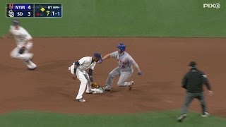 NYM@SD: Wright steals his third base of the season