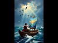 The Artist's Journey: Painting the Sea's Beauty in the Middle of a Storm