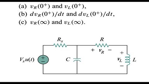 4D.09 INITIAL CONDITIONS IN RLC CIRCUITS  || TRANSIENT RESPONSE ANALYSIS || BY MRITUNJAY SIR