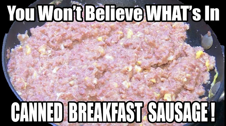 Canned Breakfast Sausage....You Won't Believe What...