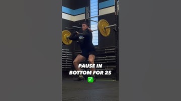 HOW TO DO: Pause Front Squats ✅