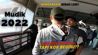 HINDARI CALO!! Suasana Terminal Purabaya Bungurasih mudik lebaran 2022