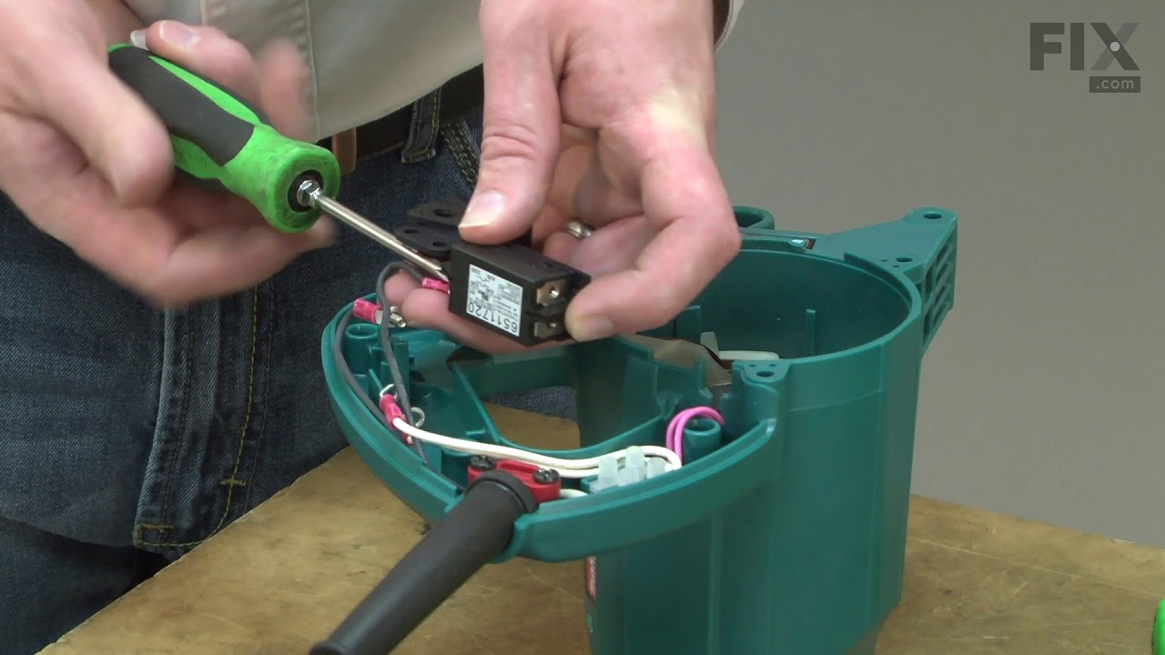 Makita Circular Saw Repair - How to Replace the Switch - YouTube