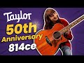 Truly Stunning Taylor 50th Anniversary 814ce - Celebrating 50 Years of Acoustic Excellence!