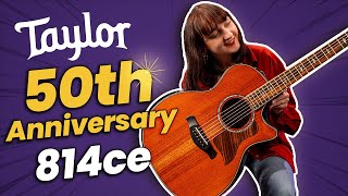 Truly Stunning Taylor 50th Anniversary 814ce - Celebrating 50 Years of Acoustic Excellence!