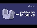 CATIA Speed Modeling: Clamp Arm under 40 seconds!