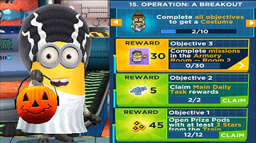 Minion Rush Global Goals 15. Operaton: A BREAKOUT gameplay walkthrough