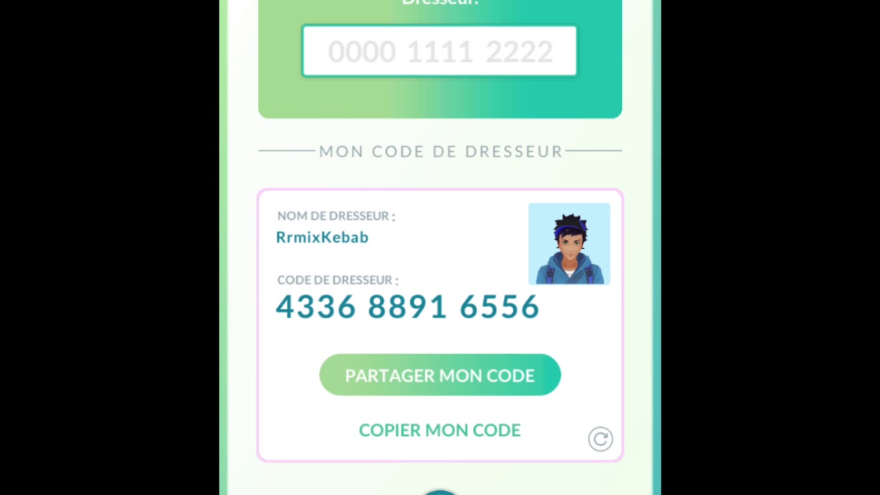 Code Ami Pokémon Go étranger 2021 MON CODE AMI POKEMON GO - YouTube
