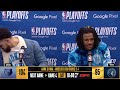 Ja Morant Postgame Interview | Memphis Grizzlies beat Minnesota Timberwolves 104-95