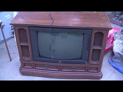 Zenith Floor Console Television From 1997 Youtube